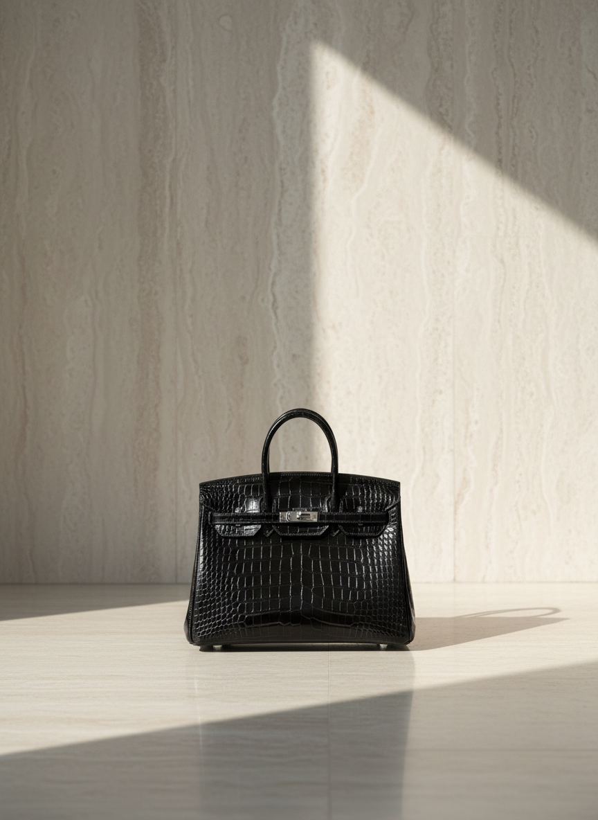 Croco Glacé — coque brillante effet croco