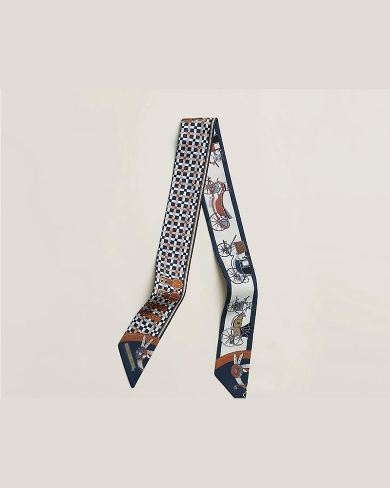 Le Bandeau — soie de mûrier — coloris Minuit