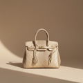 Héritage, sac rétro en cuir de vachette grain reptile, coloris Kaki clair