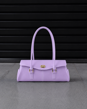 Baguette Firkin Amethyst — sac baguette jelly violet en TPU translucide