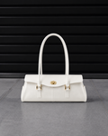 Baguette Firkin Cloud — sac baguette jelly blanc en TPU translucide