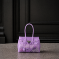 Mini Jelly Firkin Lavender — mini sac jelly lavande en TPU translucide effet gelée