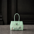 Mini Jelly Firkin Mint — mini sac jelly vert menthe en TPU translucide effet gelée