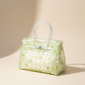 Confetti Cabas, cabas en TPU translucide à grands pois, coloris Vert