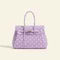 Confetti, sac jelly à pois, coloris violet