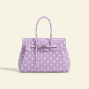 Confetti, sac jelly à pois, coloris violet