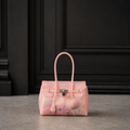 Mini Jelly Firkin Blush — mini sac jelly rose en TPU translucide effet gelée