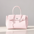 Opaline Baby Pink — sac à main opaque en TPU mat, rose layette