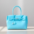 Opaline Lagoon — sac à main opaque en TPU mat, bleu lagon