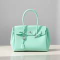 Opaline Mint — sac à main opaque en TPU mat, vert menthe