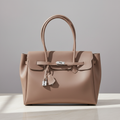 Opaline Mocha — sac à main opaque en TPU mat, taupe moka