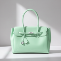 Opaline Pistachio — sac à main opaque en TPU mat, vert pistache