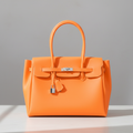 Opaline Sunset — sac à main opaque en TPU mat, orange coucher de soleil