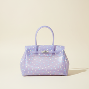 Confetti Cabas, cabas en TPU translucide à petits pois, coloris Violet