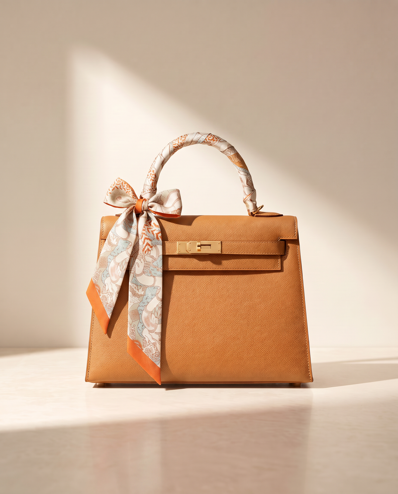 Le Bandeau — soie de mûrier — coloris Sable